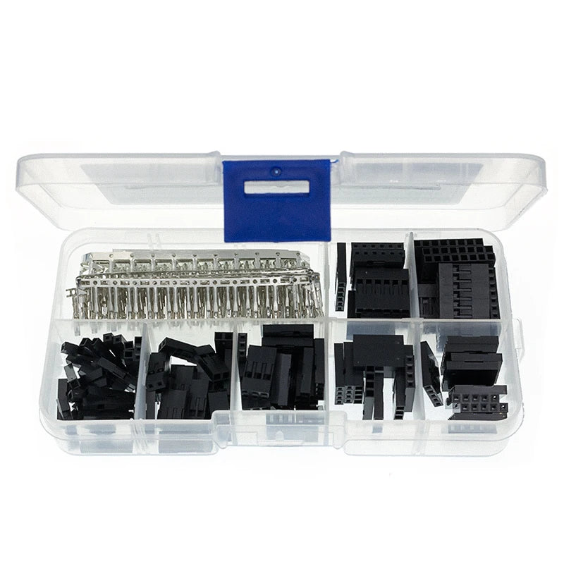 310Pcs/set 2.54mm Dupont Connector Pin Housing Kit