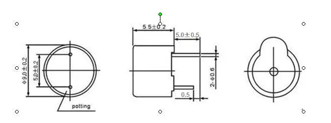 10pcs/5pcs YourCee Mini Active Buzzer 3V/5V/12V/24V