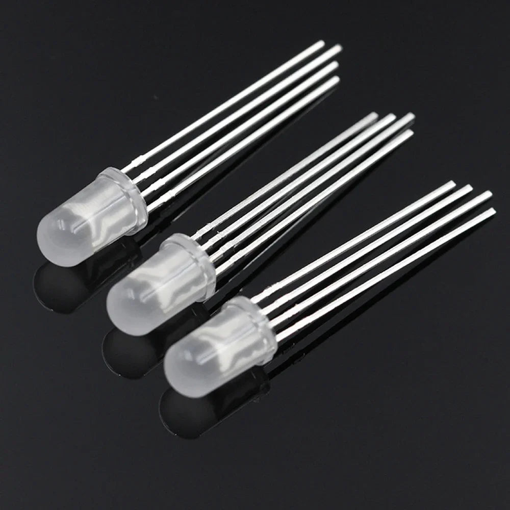 20/100Pcs 4pin 5mm RGB LED common anode