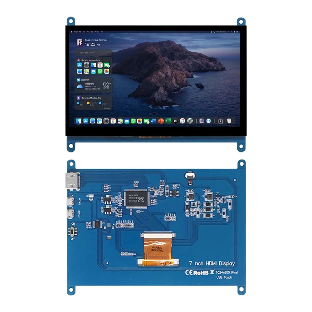 7 Inch Raspberry Pi 4 Monitor