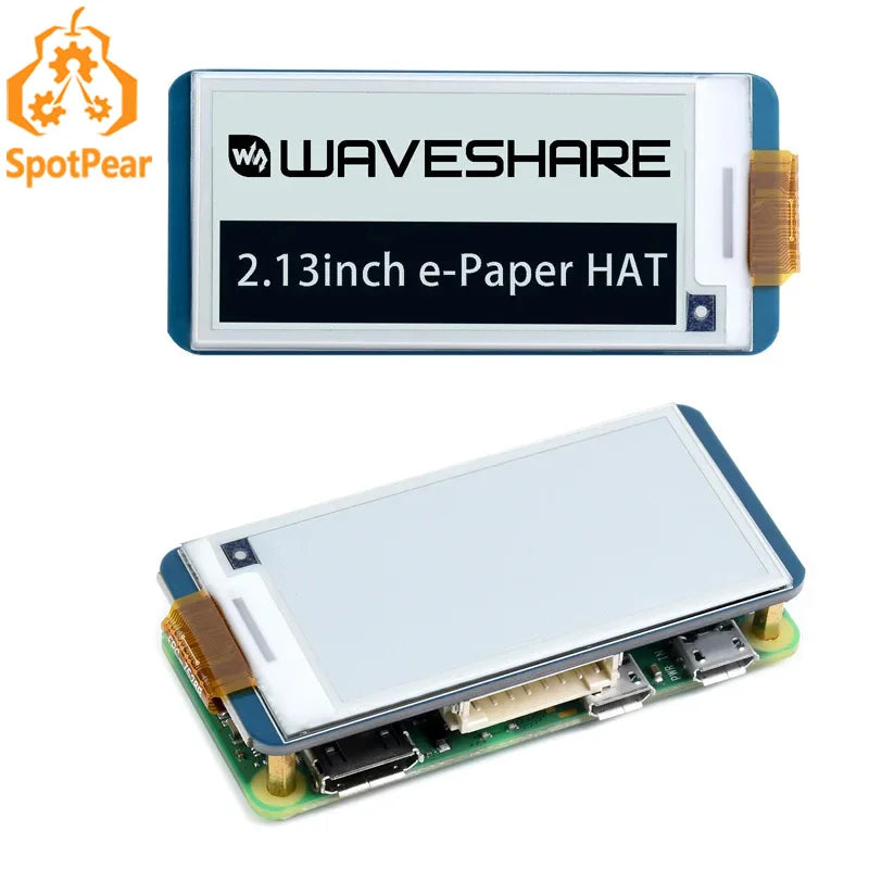 Waveshare 2.13inch e-Paper HAT for Raspberry Pi