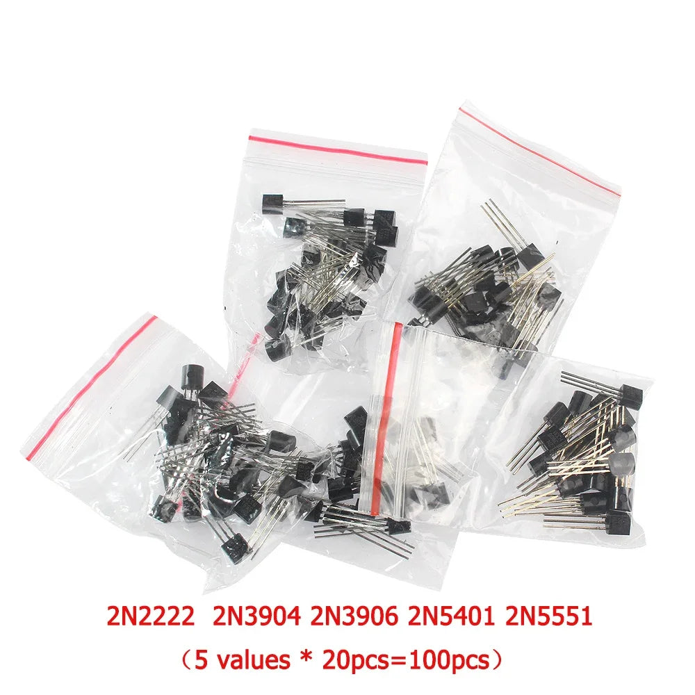 100PCS 2N2222 Transistor TO-92
