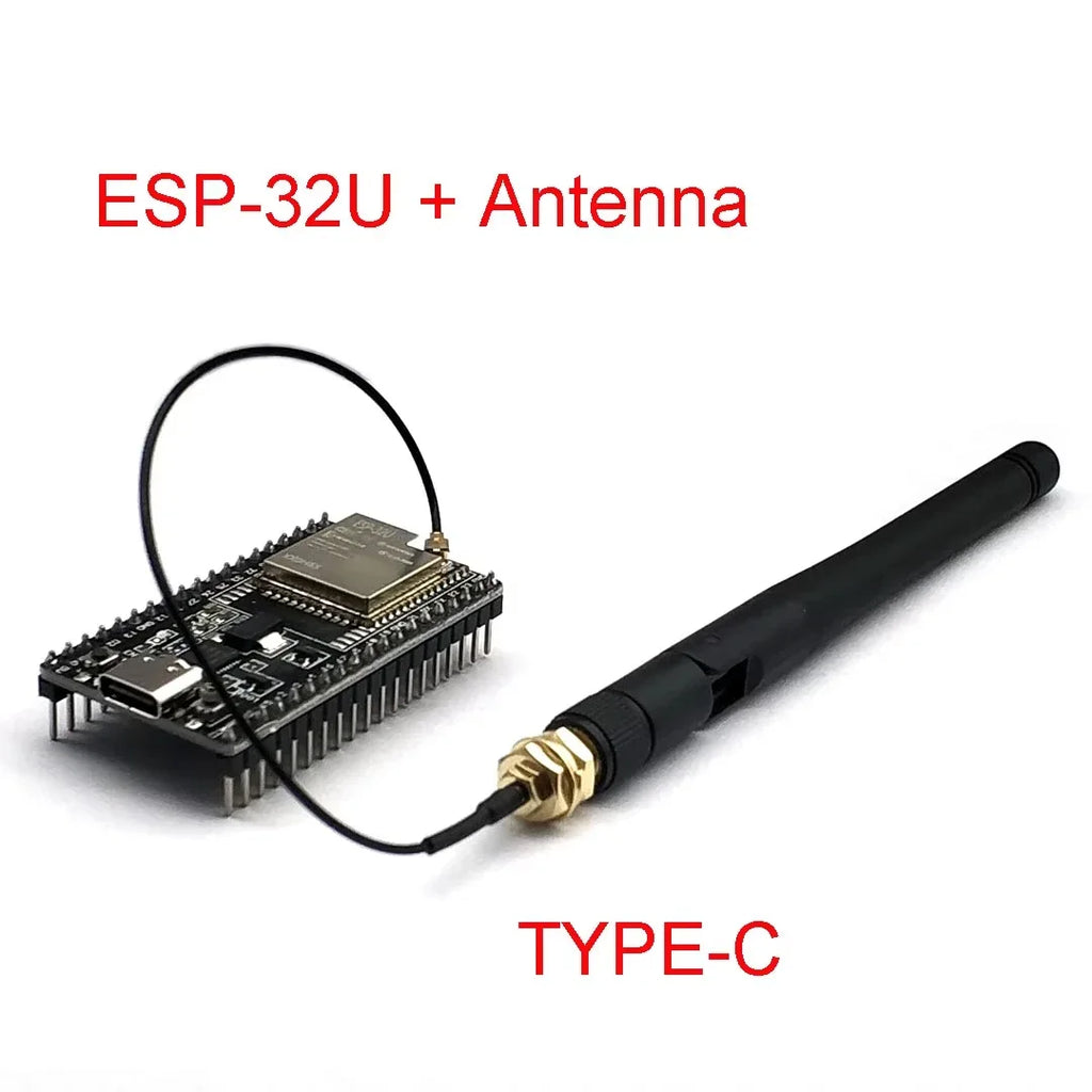 ESP32-WROOM-32U Development Board Kit with Expansion Shield
