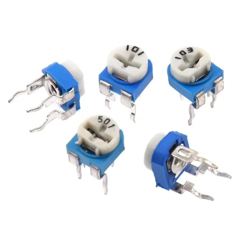 5 Set WH148 15mm 3-Pin Potentiometer with Knob
