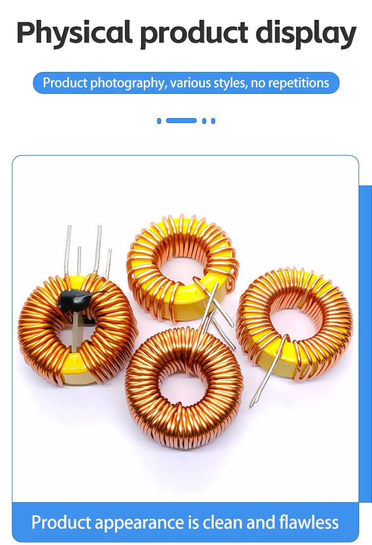 23mm Yellow-White Ring Inductor 47uH 56uH 120uH