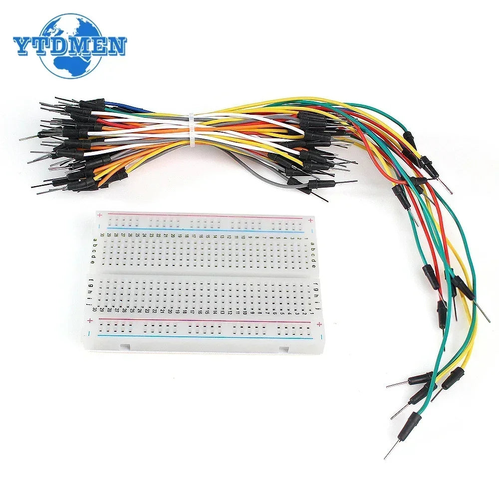 MB-102 Solderless Breadboard with Jumper Wires Kit
