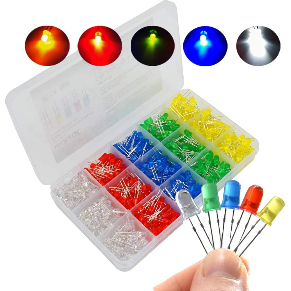 100PCS/lot 3mm 5mm LED Assortment kit