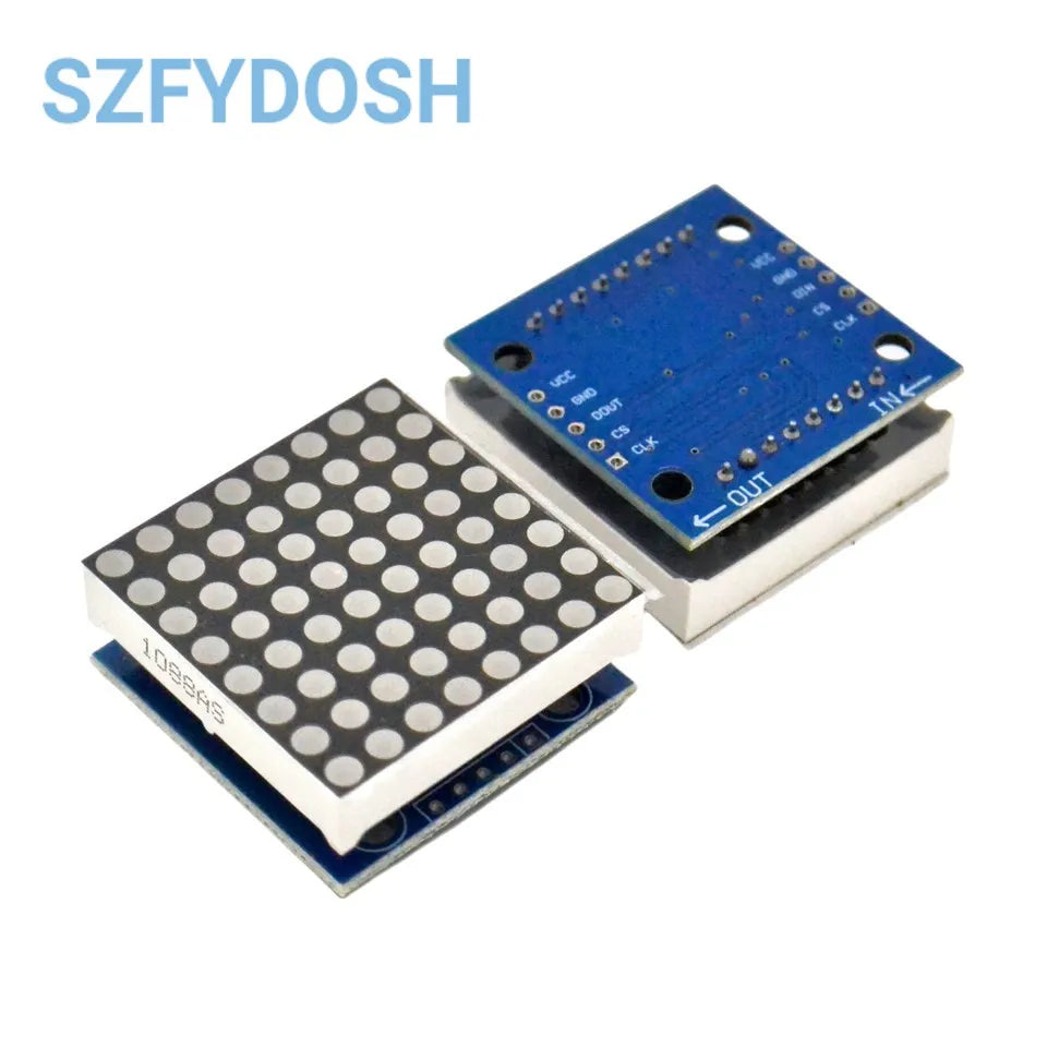 SZFYDOSH MAX7219 Dot Matrix Module Red/Green/Blue