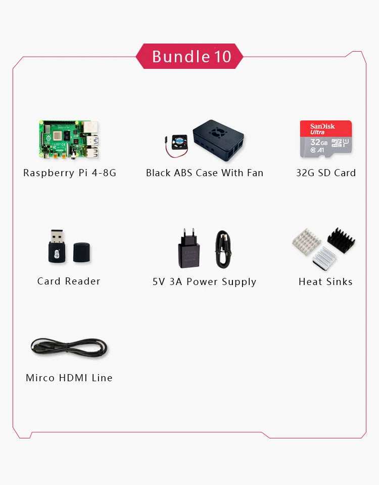 Official Raspberry Pi 4 Model B Broadcom Computer Board