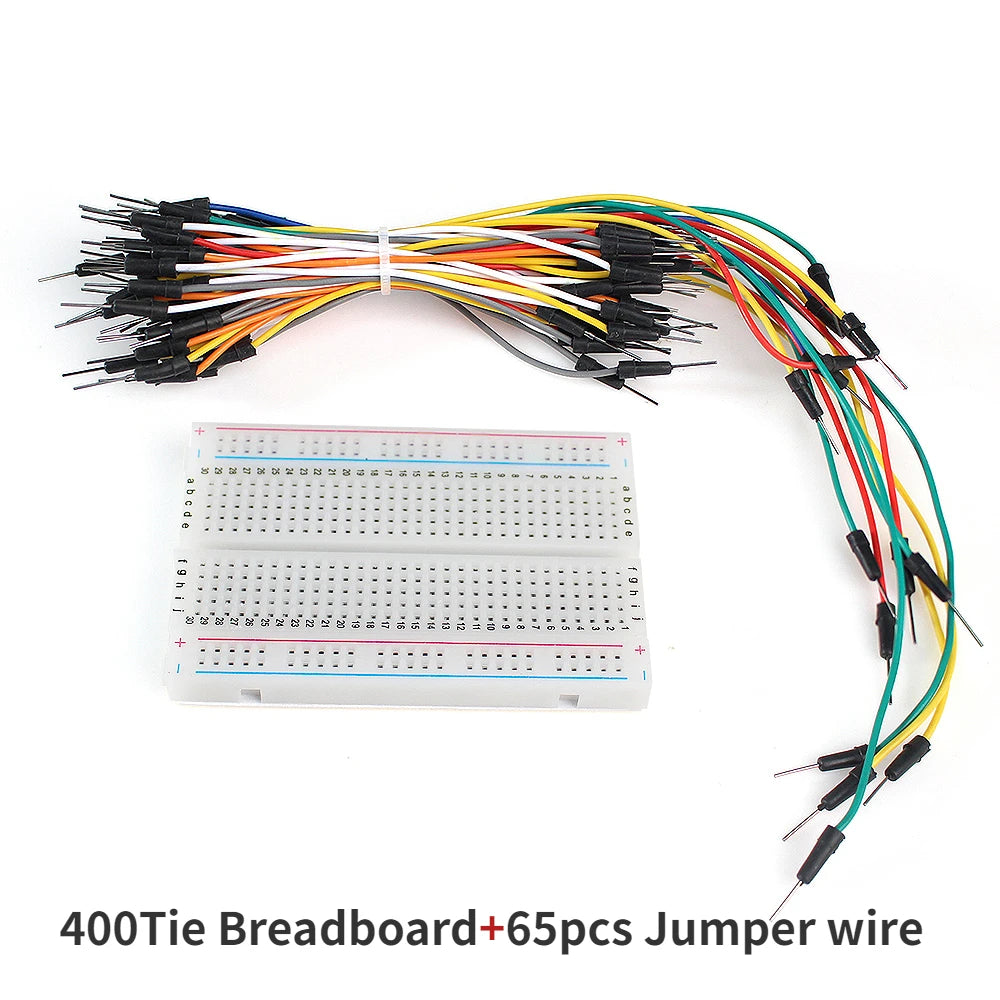 MB-102 Solderless Breadboard with Jumper Wires Kit
