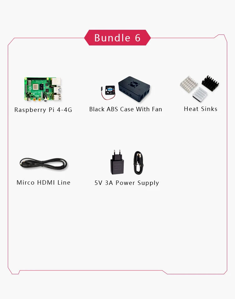 Official Raspberry Pi 4 Model B Broadcom Computer Board
