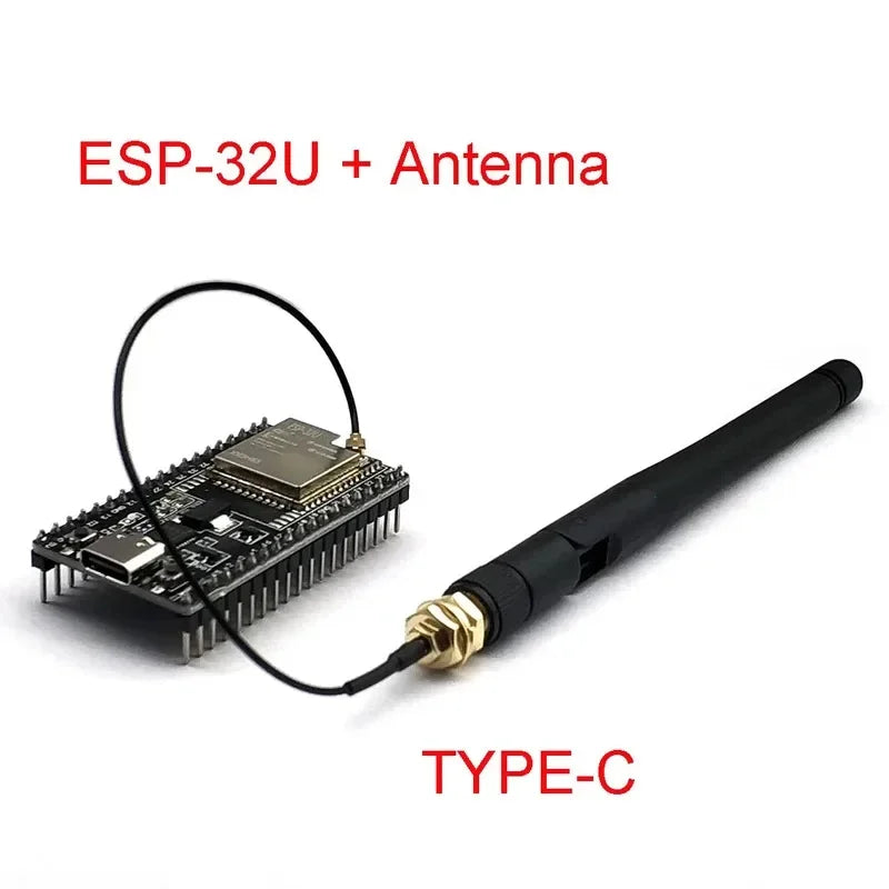 ESP32-WROOM-32U WiFi Bluetooth Module with 2.4G Antenna