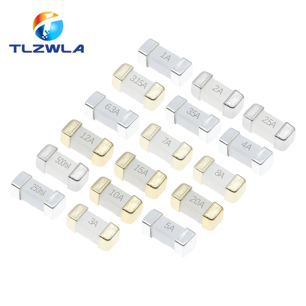 10PCS 1808 125V 250V SMD Fuse
