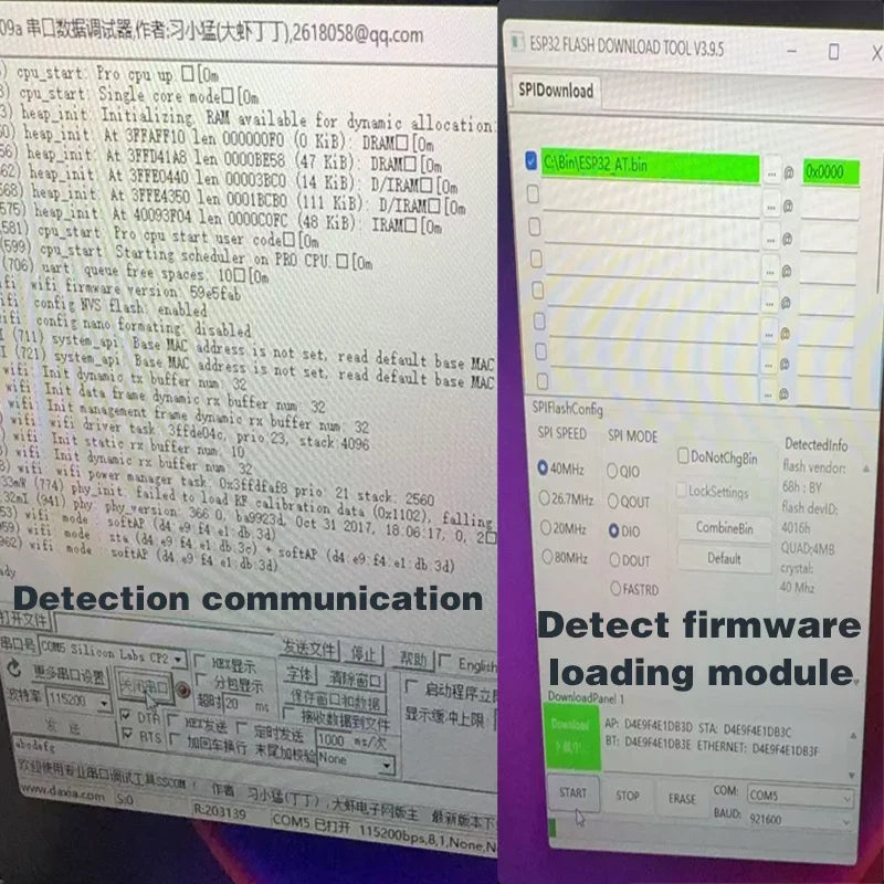 ESP32-WROOM-32U WiFi Bluetooth Module with 2.4G Antenna