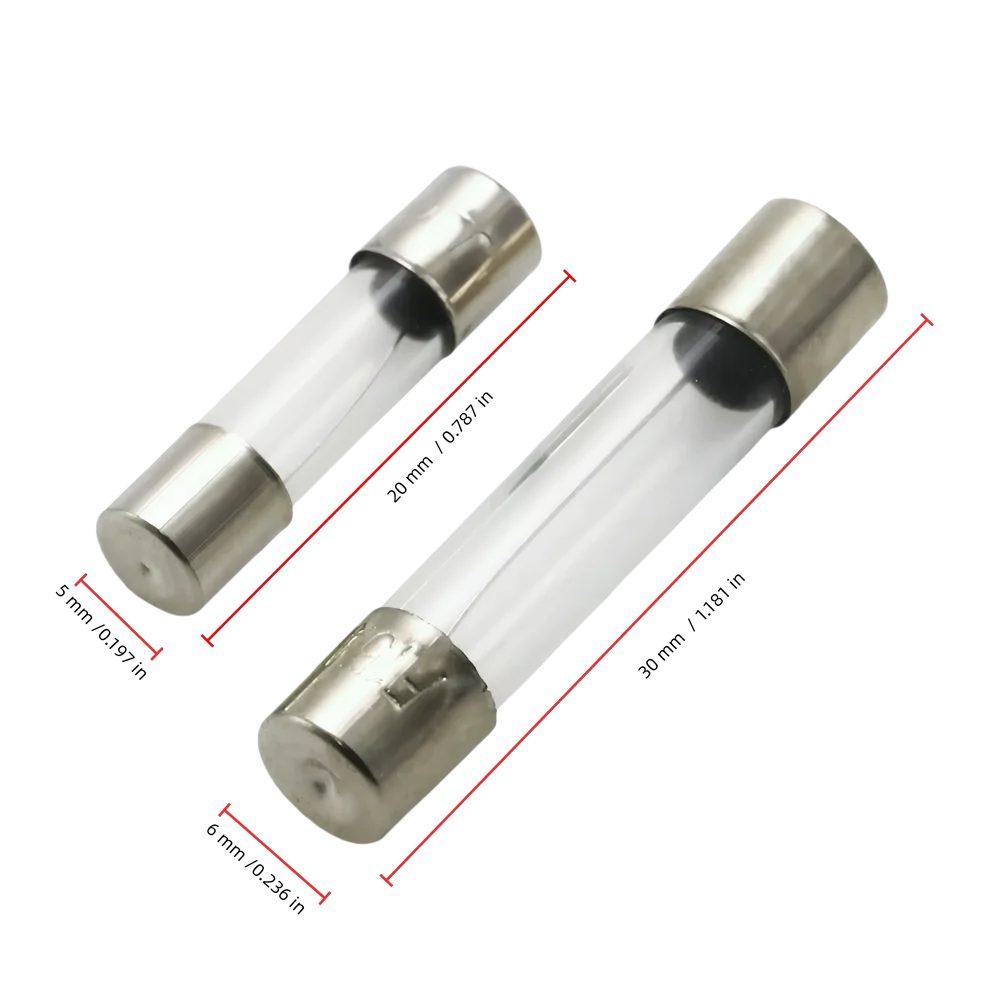 10Pcs/100Pcs 5x20mm Glass Fuse