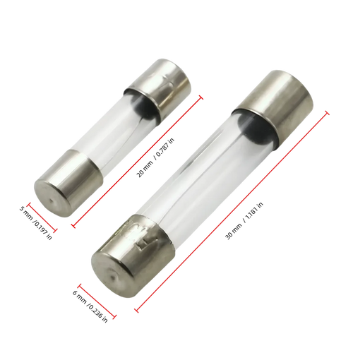 10Pcs/100Pcs 5x20mm Glass Fuse