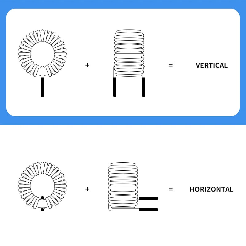 23mm Yellow-White Ring Inductor 47uH 56uH 120uH