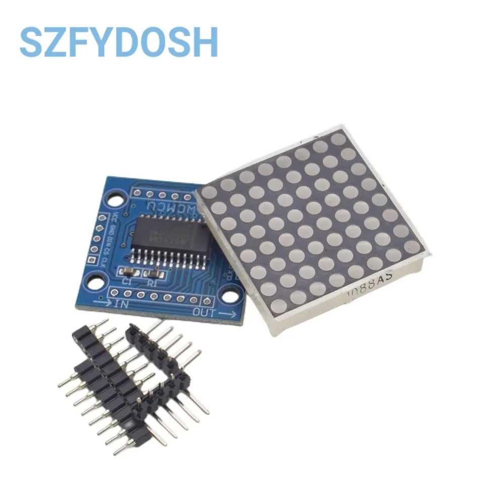 SZFYDOSH MAX7219 Dot Matrix Module Red/Green/Blue