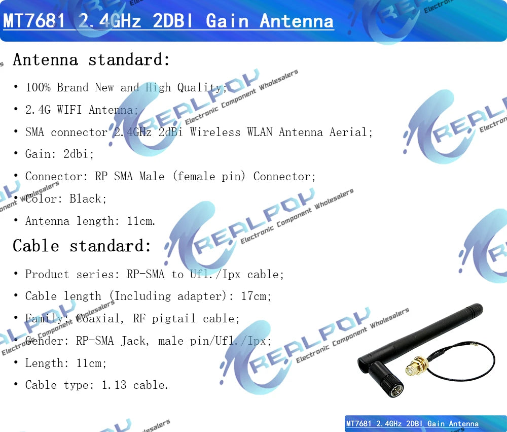 ESP32-CAM WiFi & Bluetooth Module with OV2640 Camera & Antenna
