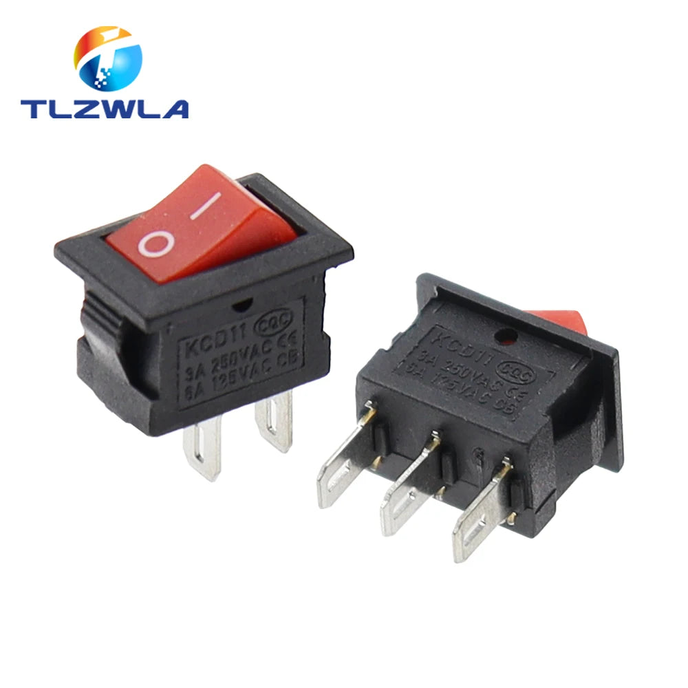 5/10PCS KCD11 Rocker Switch