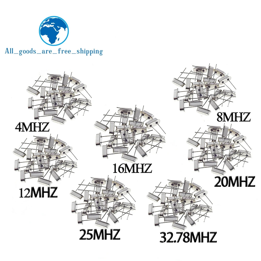 TZT 10/100PCS HC-49S Crystal Oscillator