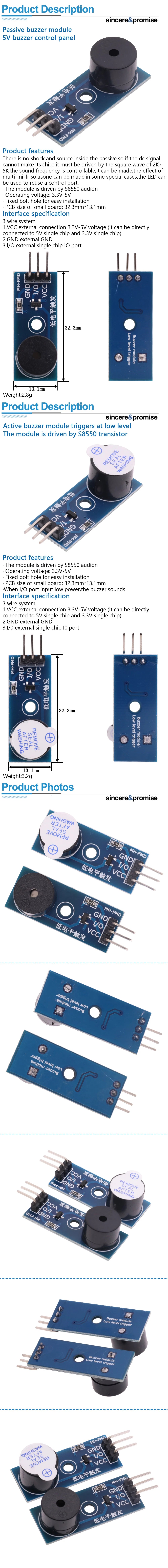High Quality Active / Passive Buzzer Module 5V
