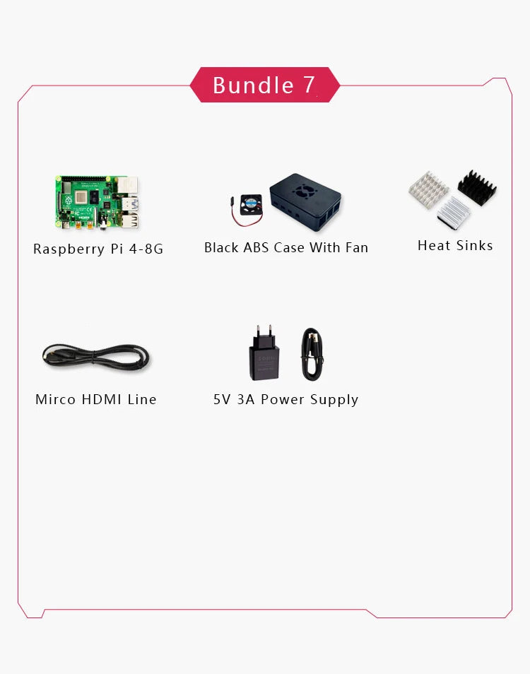 Official Raspberry Pi 4 Model B Broadcom Computer Board