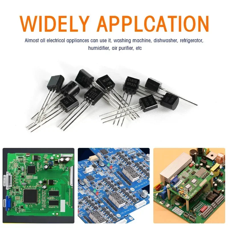 100PCS 2N2222 Transistor TO-92