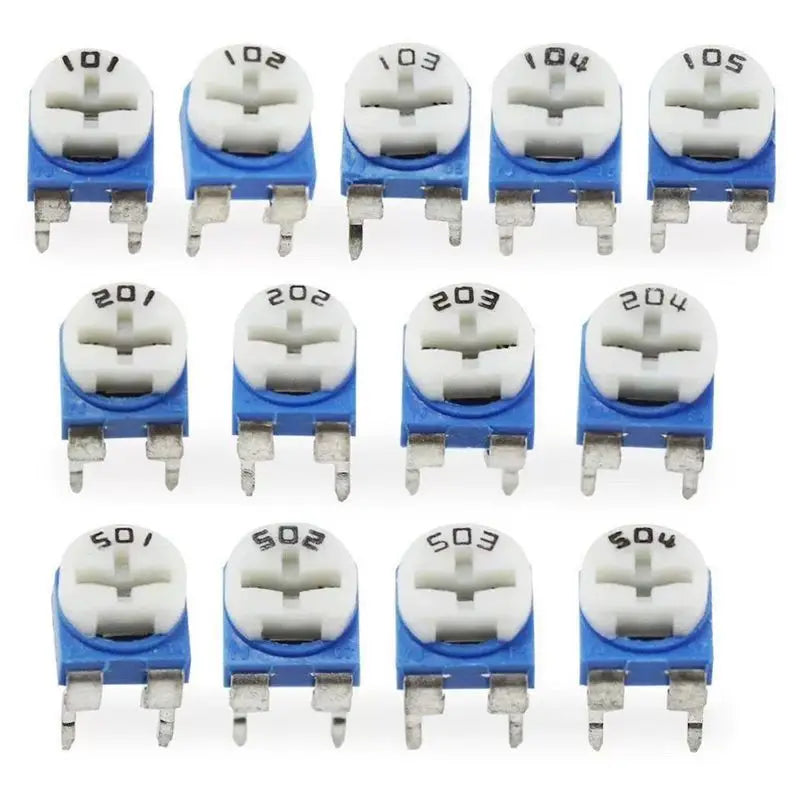 5 Set WH148 15mm 3-Pin Potentiometer with Knob