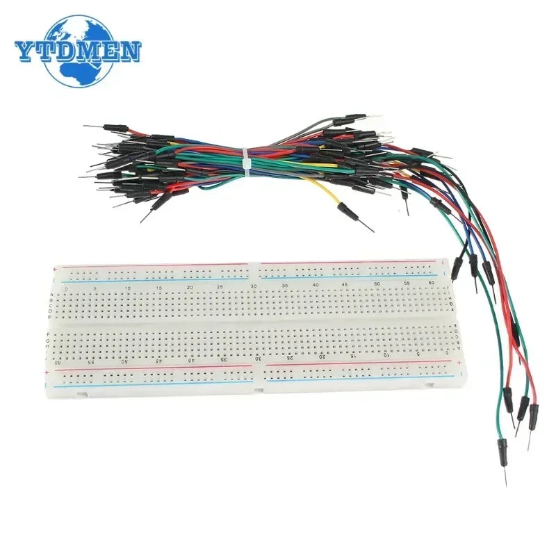 MB-102 Solderless Breadboard with Jumper Wires Kit