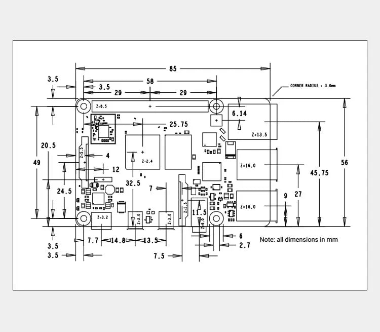 Official Raspberry Pi 4 Model B Broadcom Computer Board
