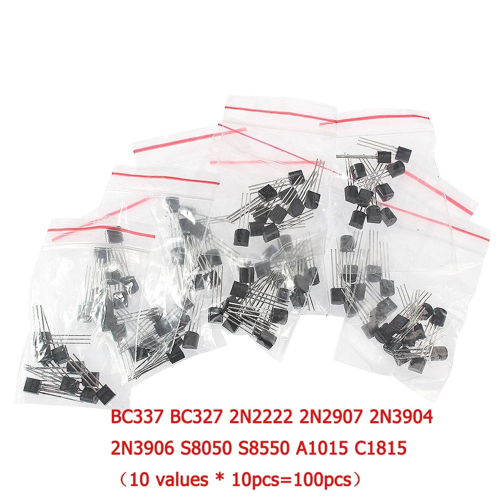100PCS 2N2222 Transistor TO-92