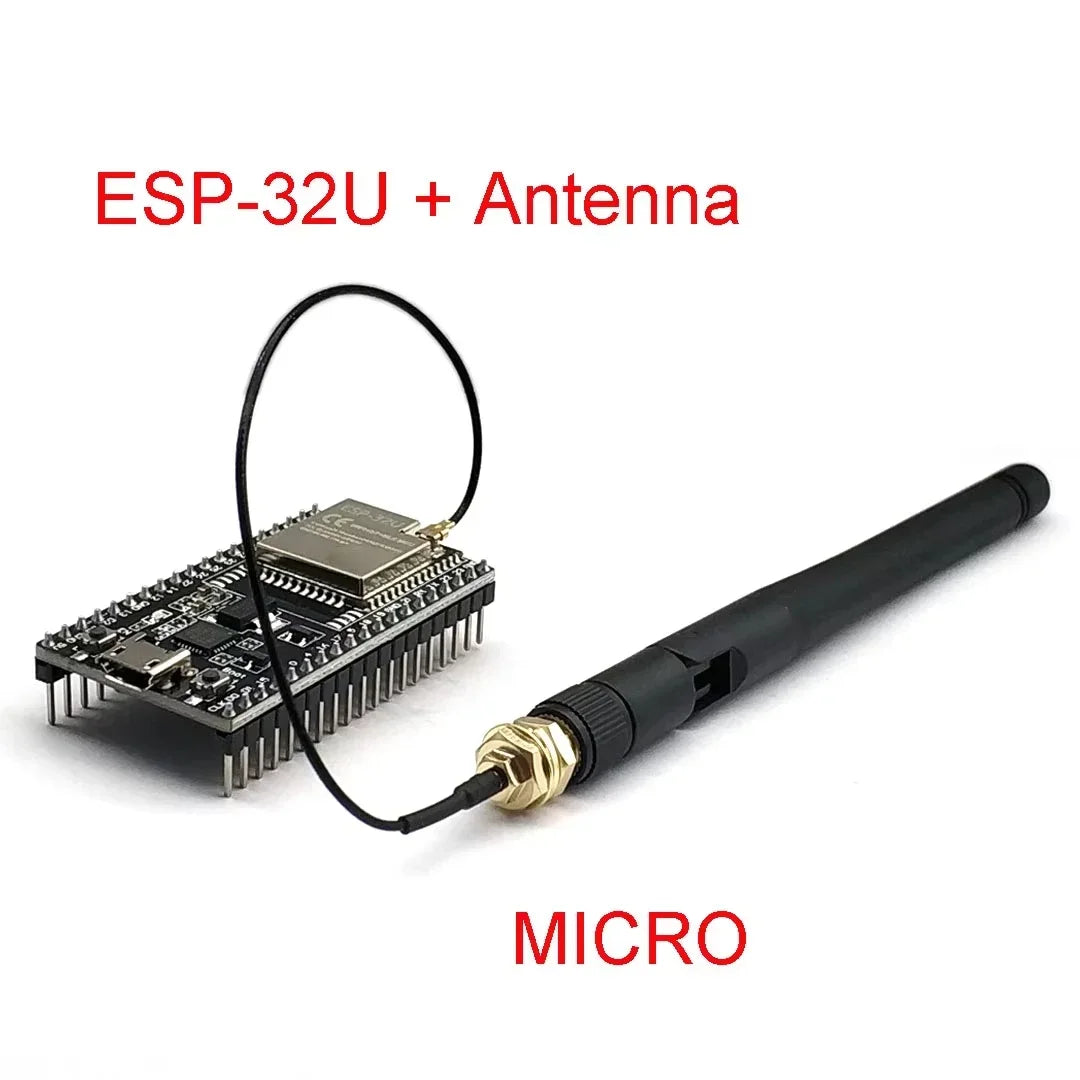 ESP32-WROOM-32U WiFi Bluetooth Module with 2.4G Antenna