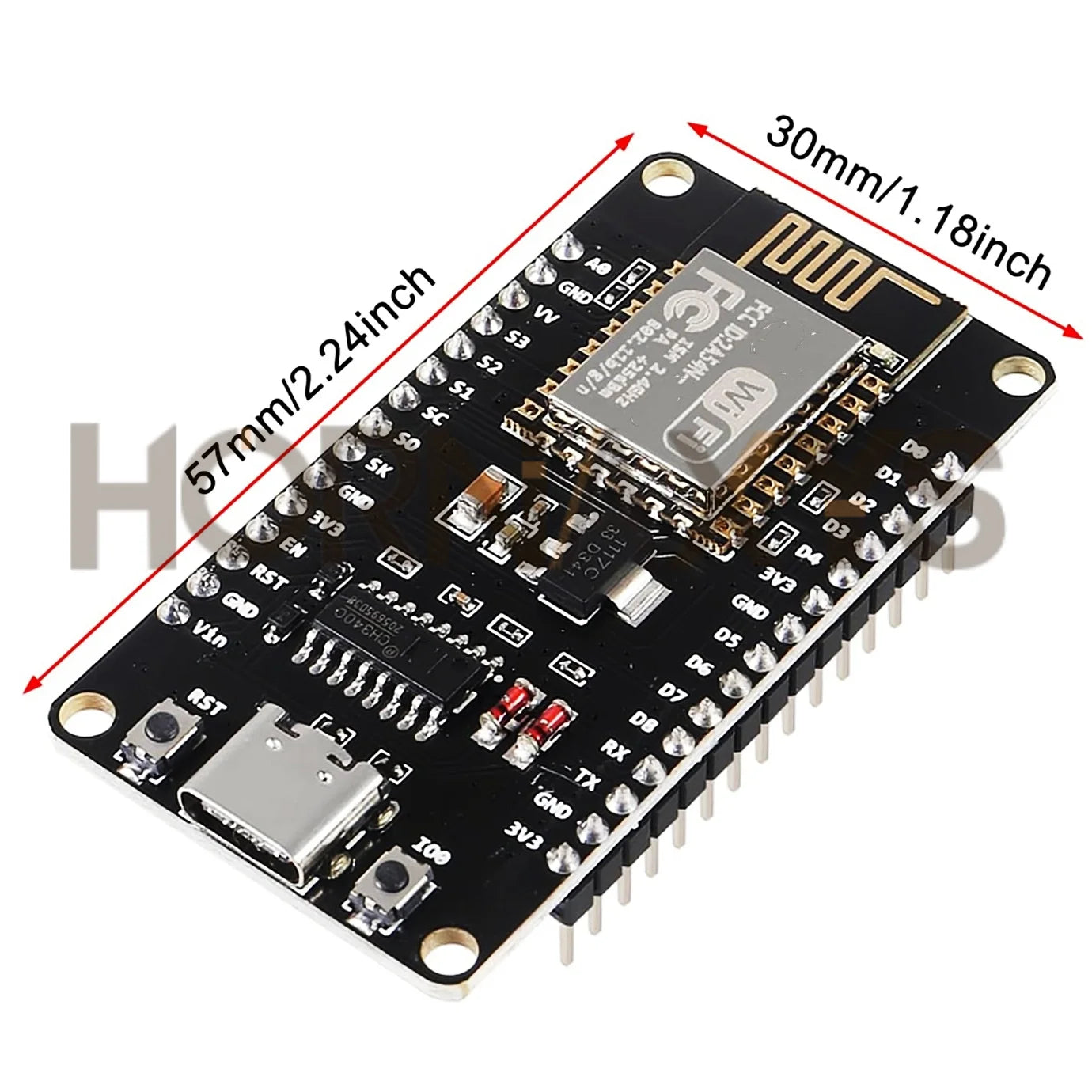 NodeMCU ESP8266 CH340 WiFi Development Board