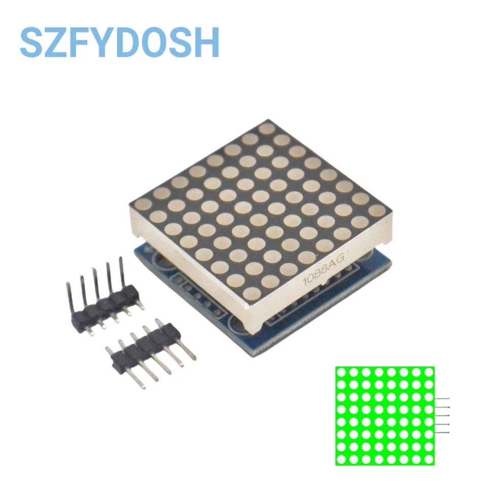 SZFYDOSH MAX7219 Dot Matrix Module Red/Green/Blue
