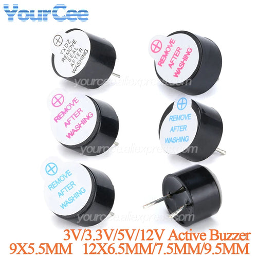 10pcs/5pcs YourCee Mini Active Buzzer 3V/5V/12V/24V