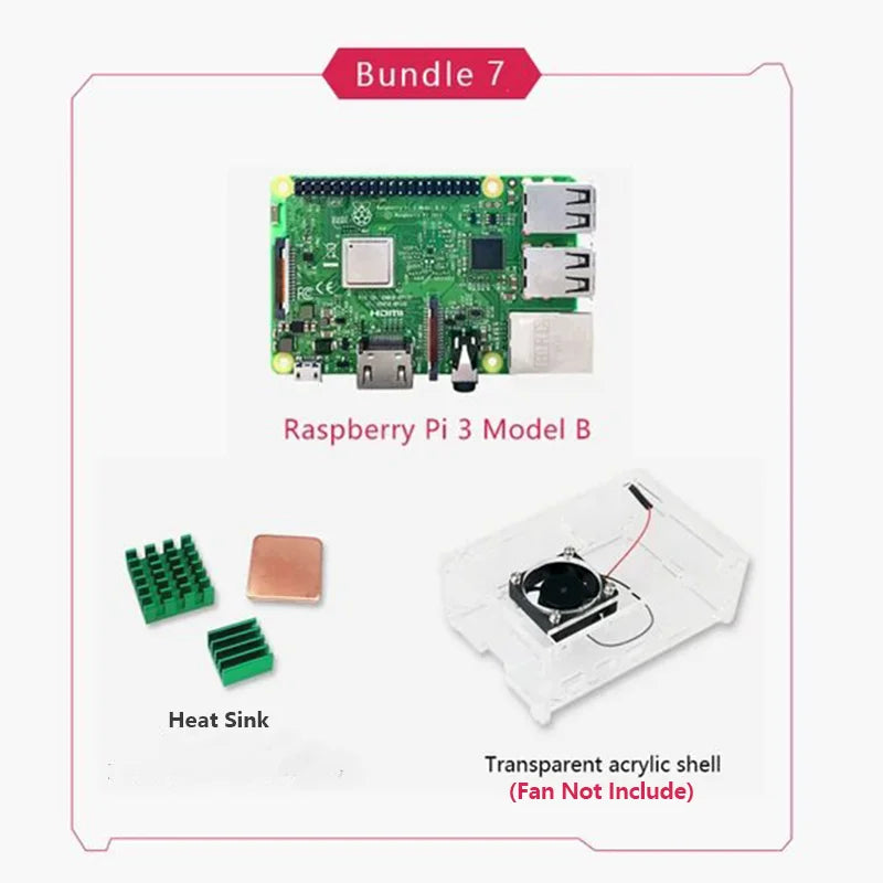 Original Raspberry Pi 3 Model B/B+ Single Board Computer