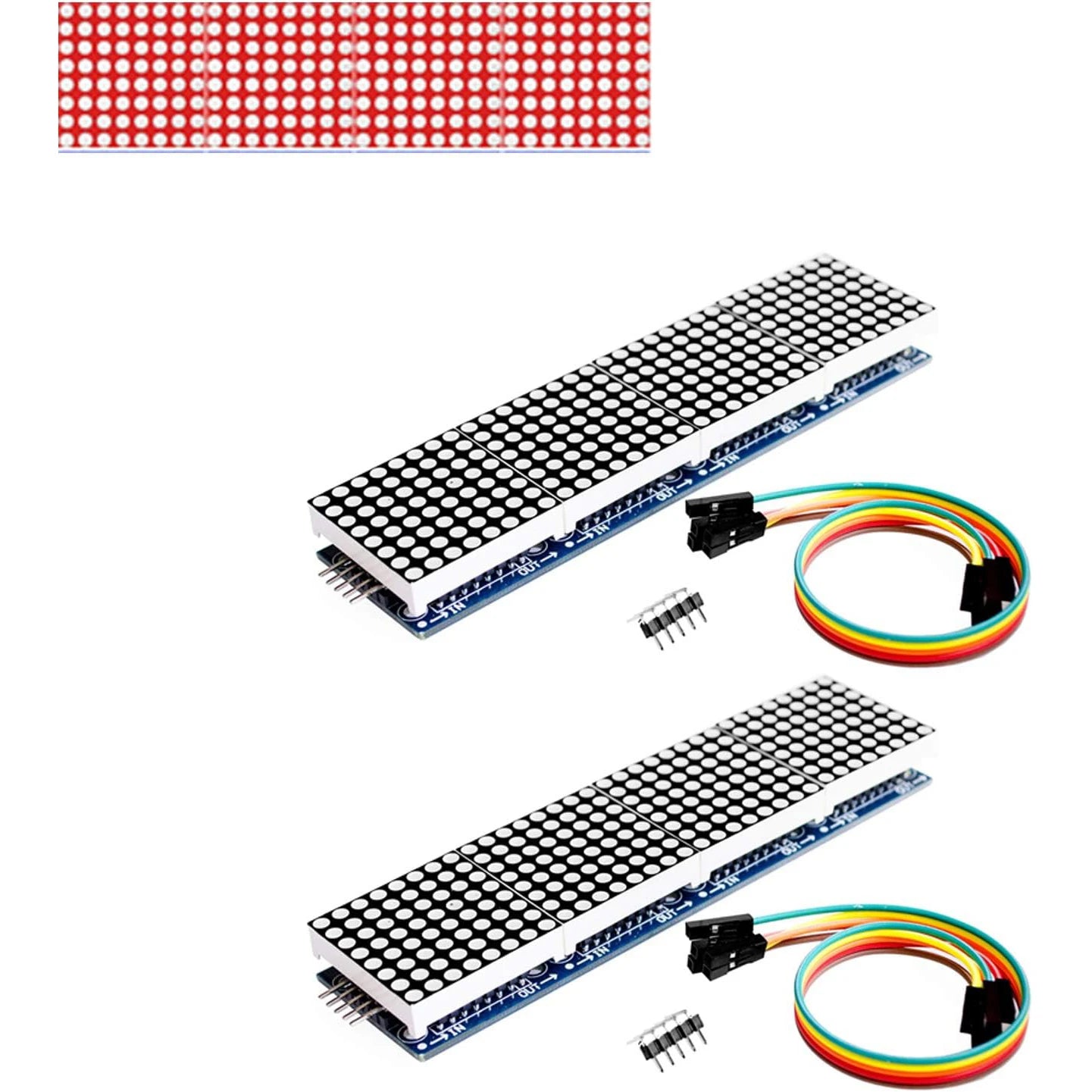 MAX7219 Dot Matrix Module 4-in-1 Cascadable