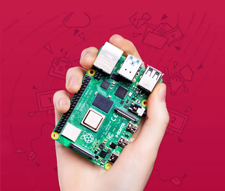 Official Raspberry Pi 4 Model B Broadcom Computer Board