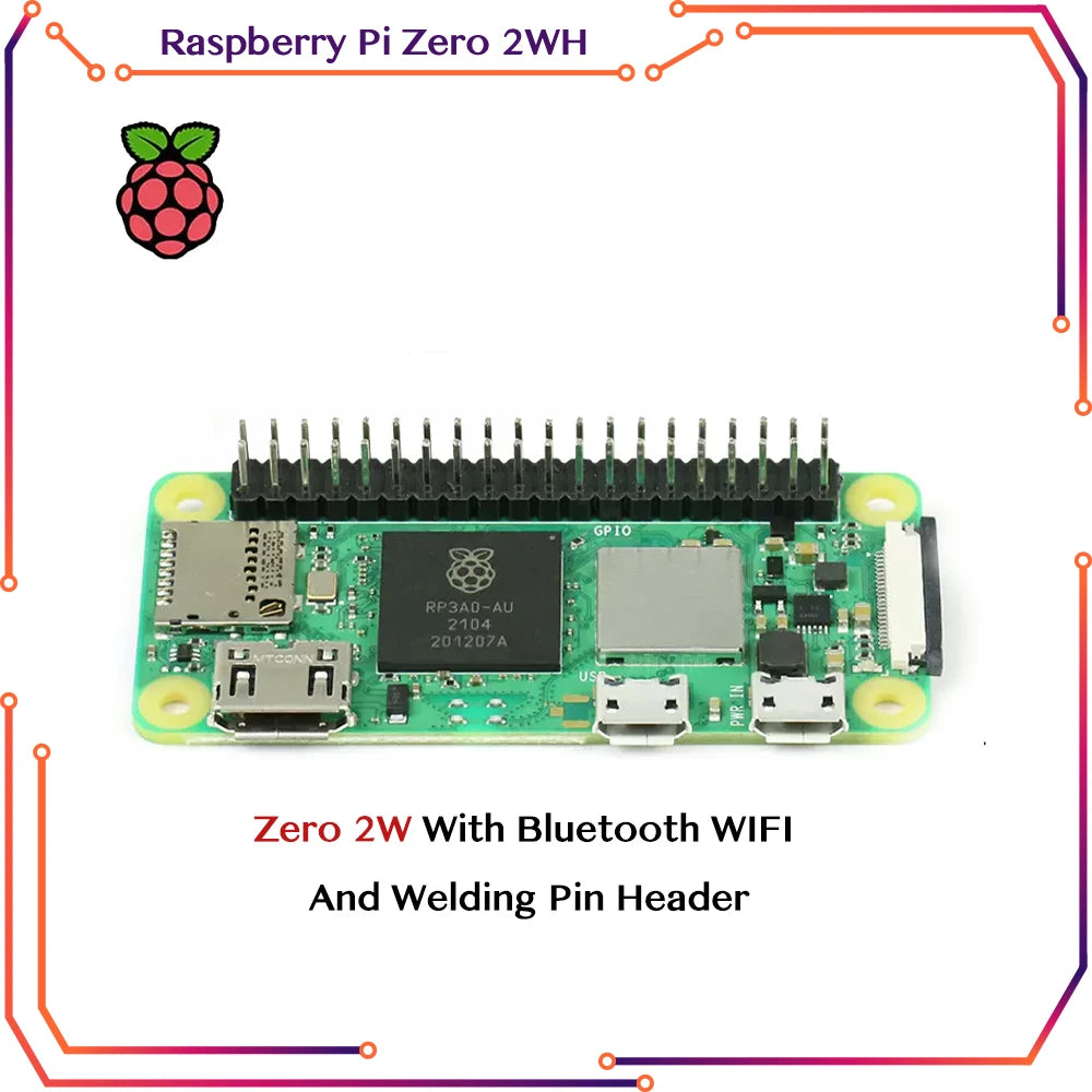 Raspberry Pi Zero 2W Compact Single Board Computer