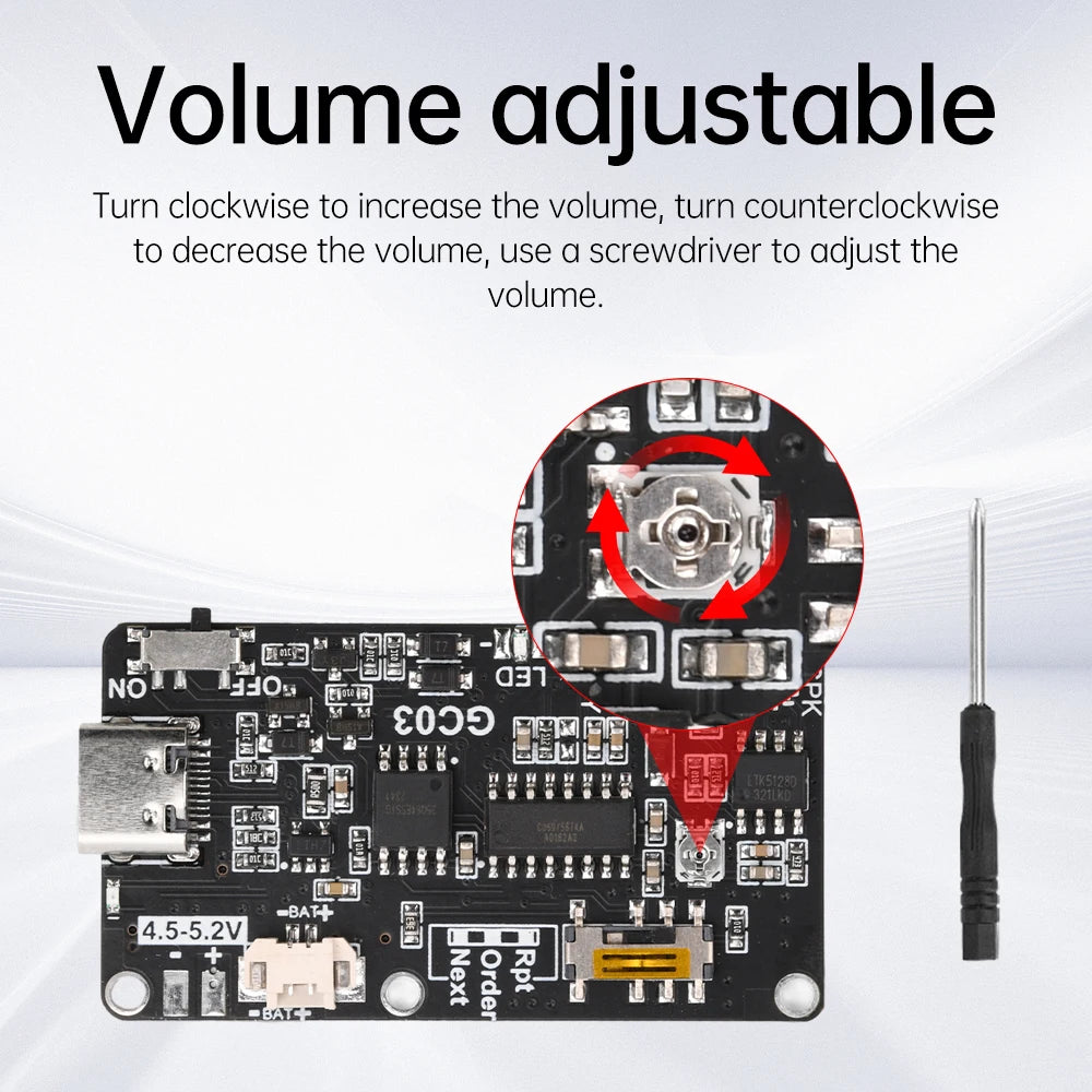 GC03 DIY Music Greeting Card MP3 Player Module