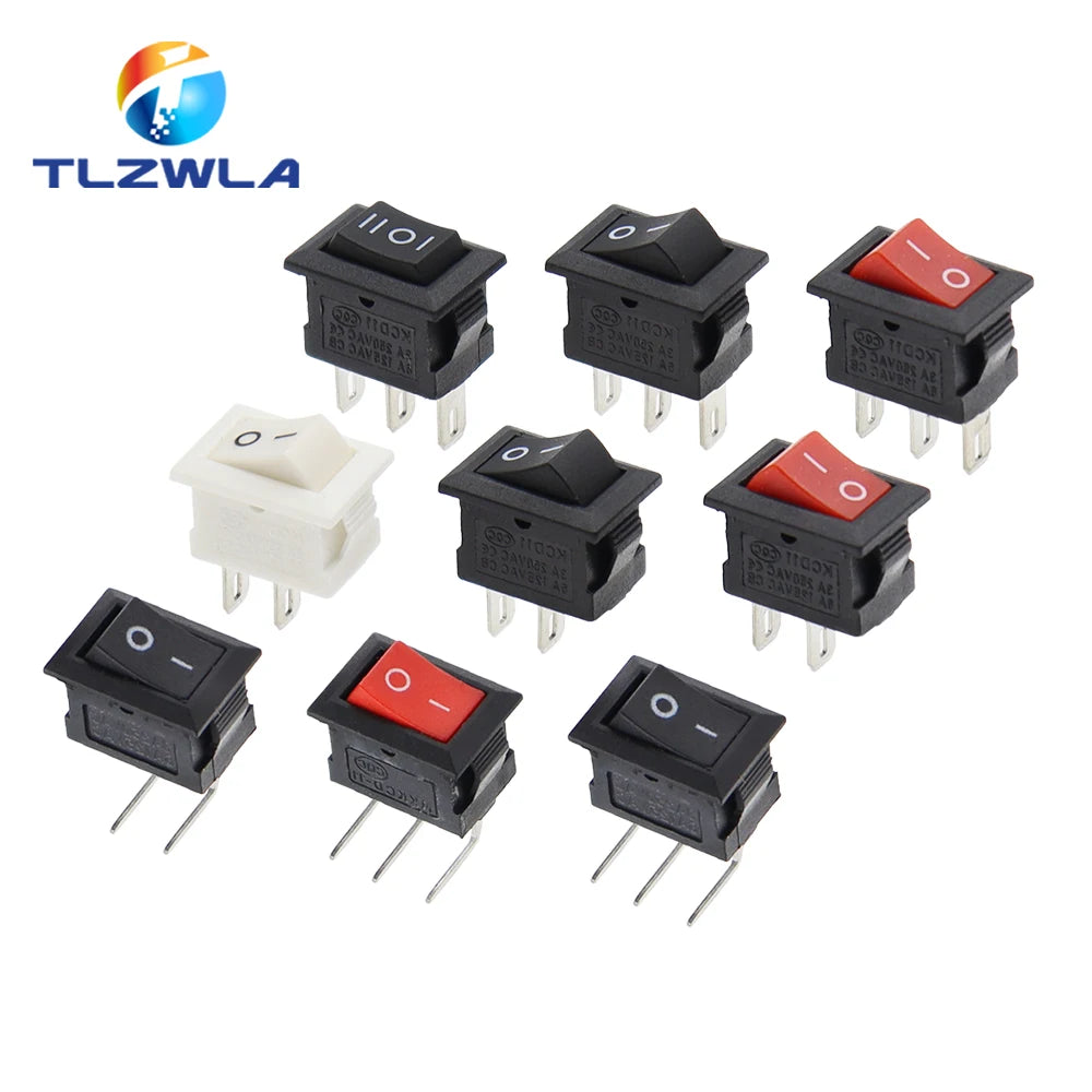 5/10PCS KCD11 Rocker Switch