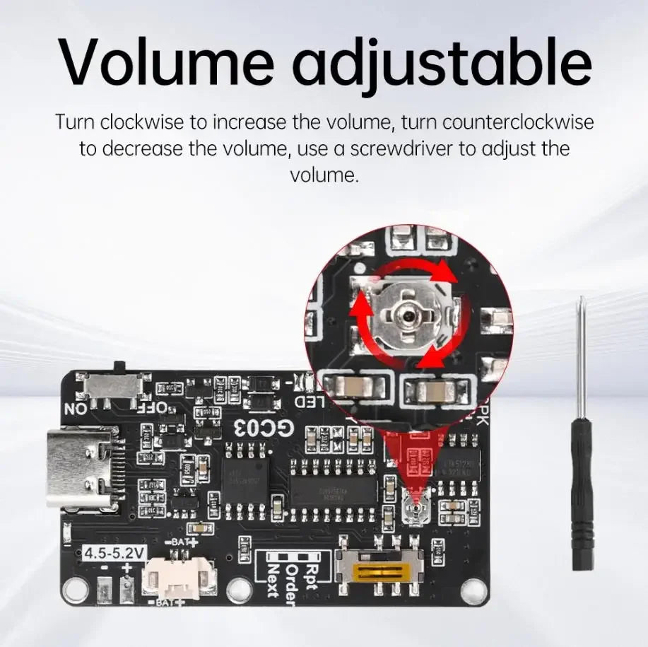GC03 DIY Music Greeting Card MP3 Player Module