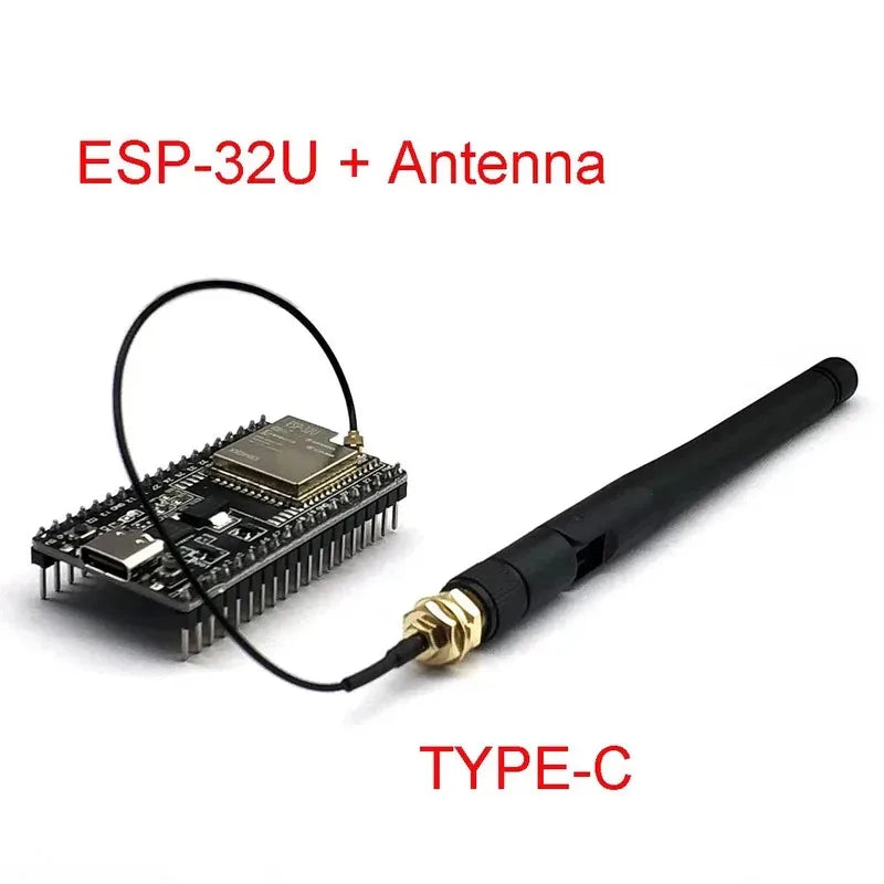 ESP32-WROOM-32U WiFi Bluetooth Module with 2.4G Antenna