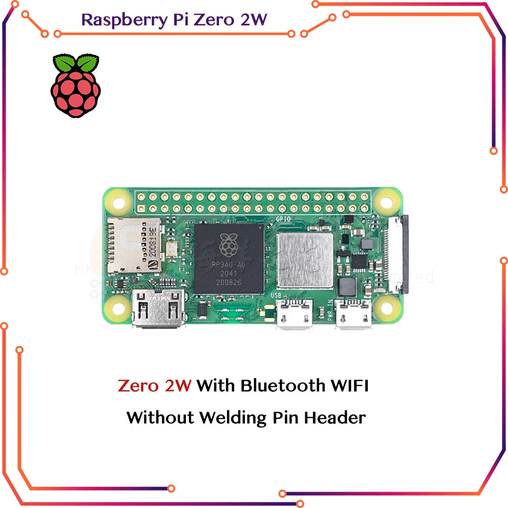 Raspberry Pi Zero 2W Compact Single Board Computer