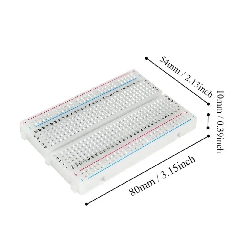 MB-102 Solderless Breadboard with Jumper Wires Kit