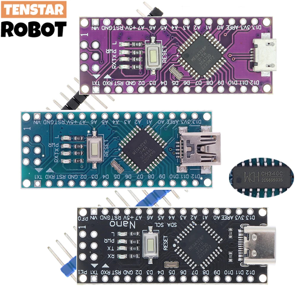 Nano V3.0 ATmega328P CH340 Controller Board