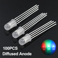 20/100Pcs 4pin 5mm RGB LED common anode