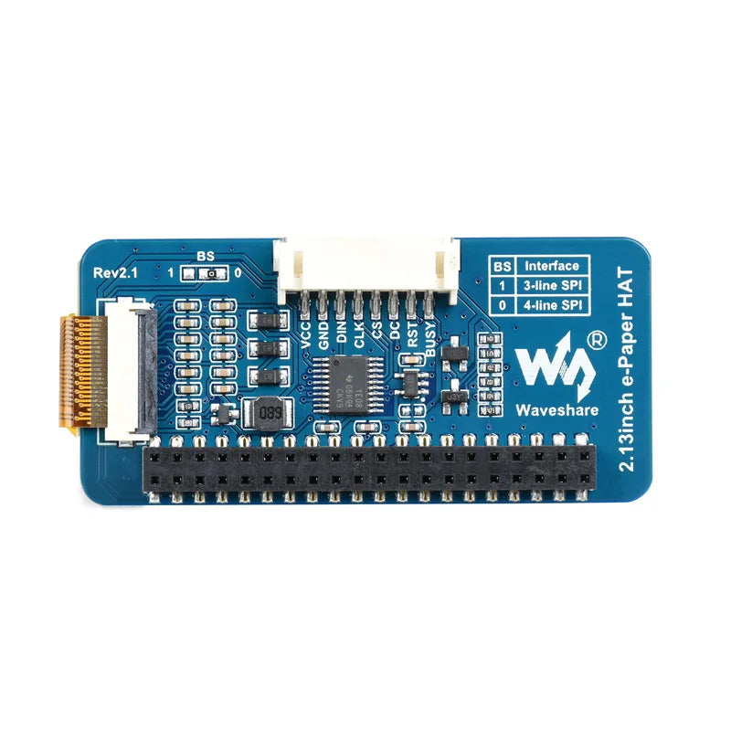 Waveshare 2.13inch e-Paper HAT for Raspberry Pi