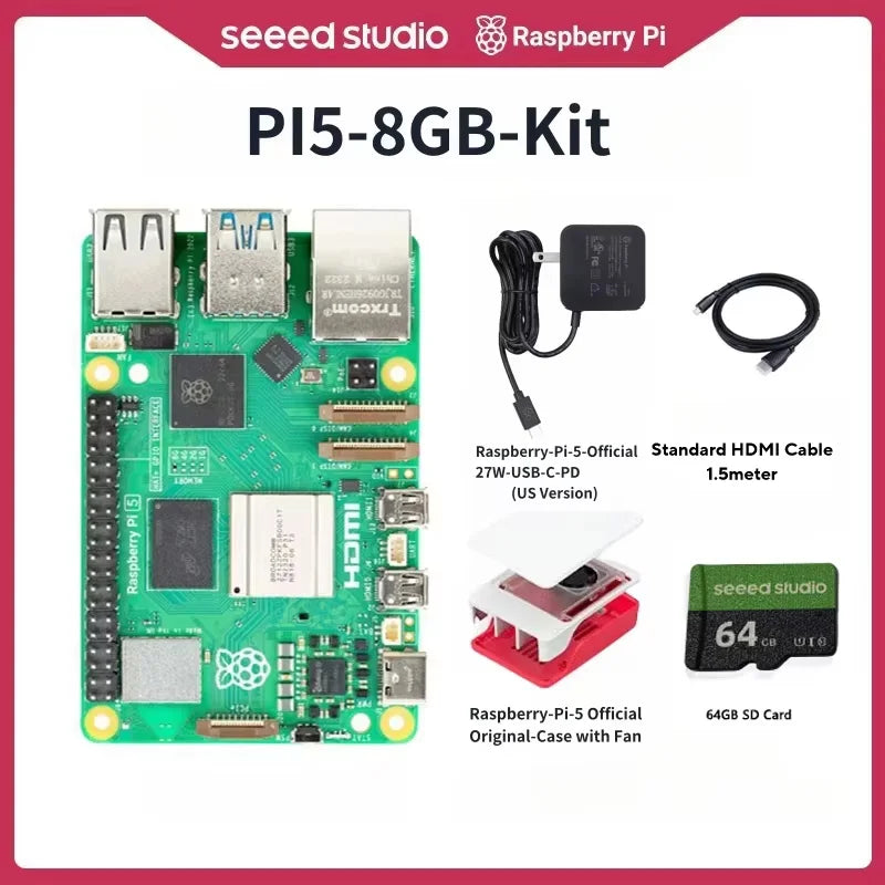 Seeed Studio Raspberry Pi 5 8GB/16GB Next-Gen Computer